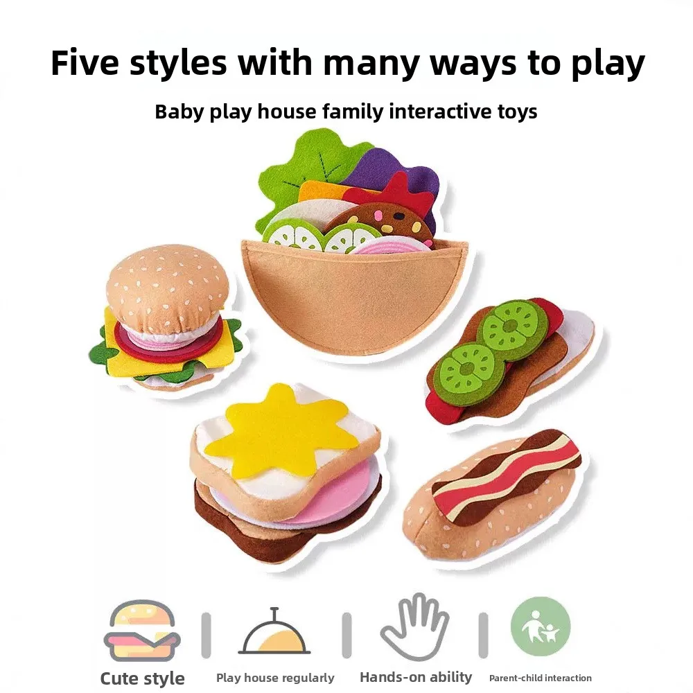 Vilt Burger Sandwich Set 28/10 - Kids Outdoor Kitchen Accessories recensie en prijs