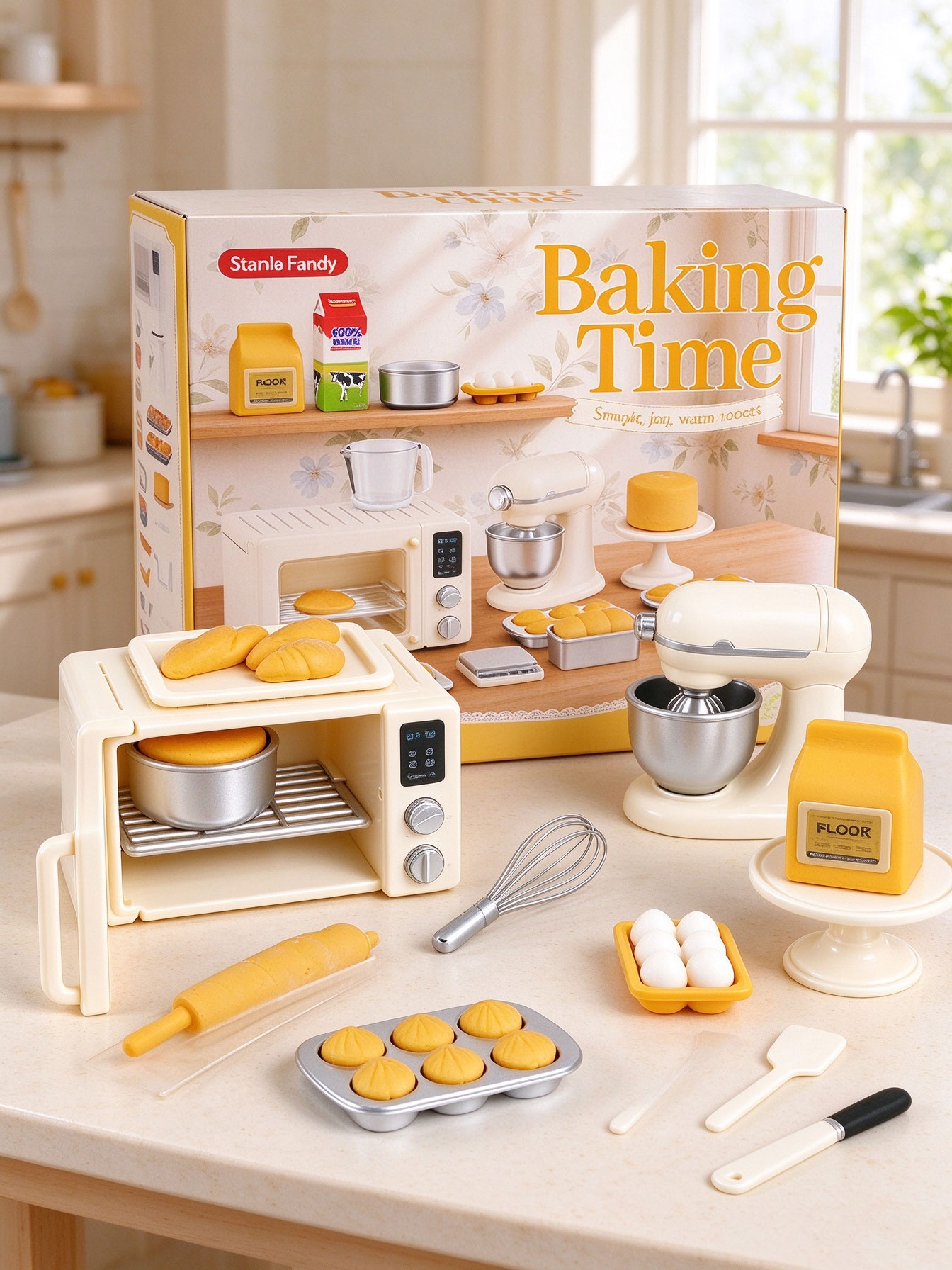 Mini Bakset Speelgoedset Poppe - Kids Outdoor Kitchen Accessories recensie en prijs