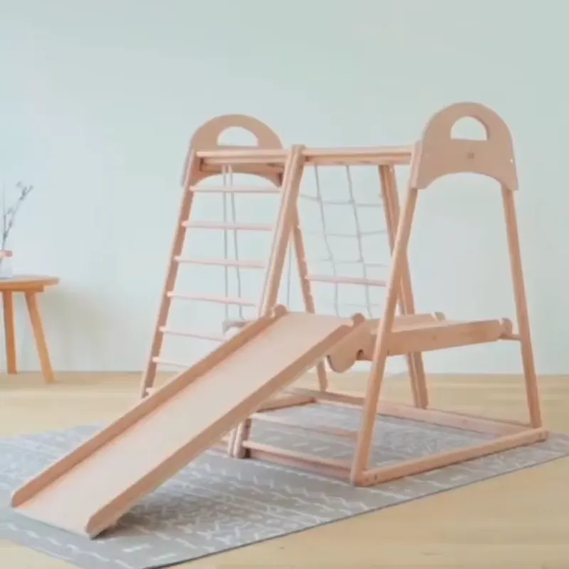 Montessori houten klimrek voor - Kids Outdoor Climbing Frame recensie en prijs